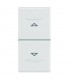 Doppeltaster Legrand Vela weiß 687015