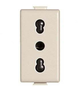 Bticino Matix Standard Steckdose TT Elfenbeinfarbe 10/16A A5180