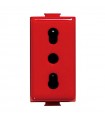 Bticino Matix TT Standard Steckdose Farbe rot 10/16A A5180R
