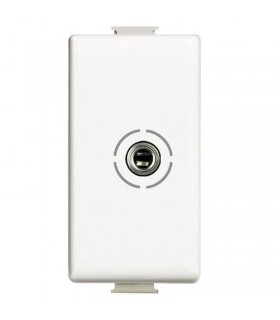 Audio-Video-Stecker Bticino Matix weiße Buchse 3,5 AM4280