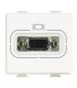 Bticino Matix HD15 VGA-Stecker Farbe Weiß AM4282