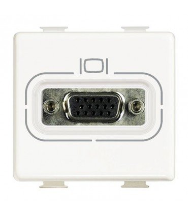 Bticino Matix HD15 VGA-Stecker Farbe Weiß AM4282
