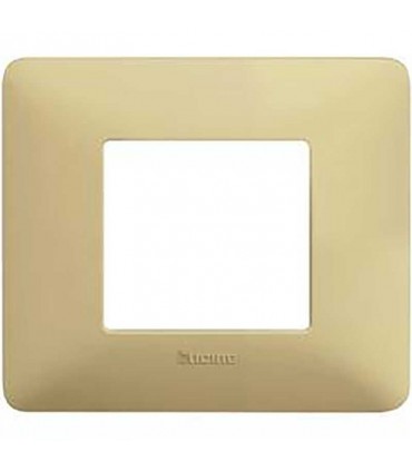 Bticino Matix Abdeckrahmen 2 Module Farbe Elfenbein AM4802BAV