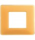 Bticino Matix Abdeckrahmen 2 Module Farbe Bernstein AM4802CAB