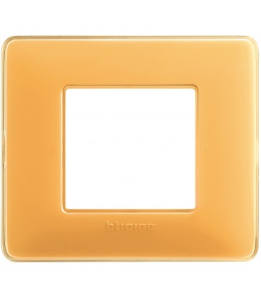 Bticino Matix Abdeckrahmen 2 Module Farbe Bernstein AM4802CAB