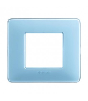 Bticino Matix Abdeckrahmen 2 Module Farbe Türkis AM4802CAR