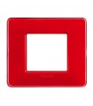 Bticino Matix Abdeckrahmen 2 Module Farbe Korallenrot AM4802CRD