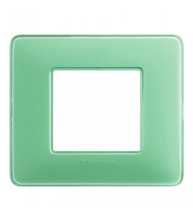 Bticino Matix Abdeckrahmen 2 Module Farbe Grüntee AM4802CVC