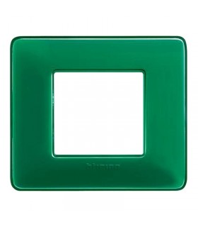 Bticino Matix Abdeckrahmen 2 Module Farbe Smaragd AM4802CVS