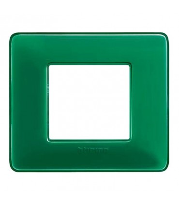 Bticino Matix Abdeckrahmen 2 Module Farbe Smaragd AM4802CVS