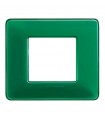Bticino Matix Abdeckrahmen 2 Module Farbe Smaragd AM4802CVS