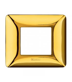 Bticino Matix Abdeckrahmen 2 Module Farbe Gold Glänzend AM4802GOR