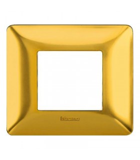 Bticino Matix Abdeckrahmen 2 Module Farbe Mattgold AM4802GOS