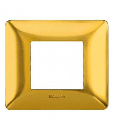 Bticino Matix Abdeckrahmen 2 Module Farbe Mattgold AM4802GOS