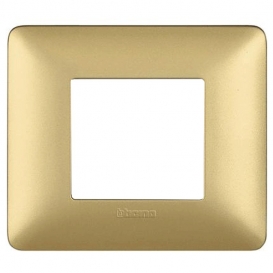 Bticino Matix Abdeckrahmen 2 Module Farbe Gold AM4802MGL