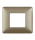 Bticino Matix Abdeckrahmen 2 Module Farbe Titanium AM4802MTA