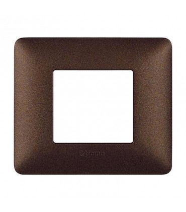 Bticino Matix Abdeckrahmen 2 Module Farbe Kaffeebraun AM4802TGG
