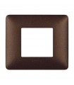 Bticino Matix Abdeckrahmen 2 Module Farbe Kaffeebraun AM4802TGG