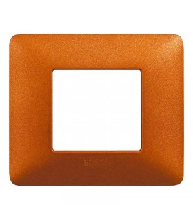 Bticino Matix Abdeckrahmen 2 Module Farbe rote Erde AM4802TRT