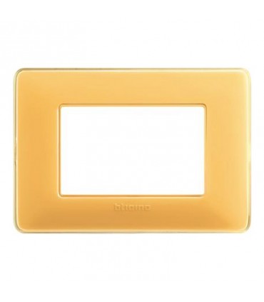 Bticino Matix Abdeckrahmen 3 Module Farbe Bernstein AM4803CAB