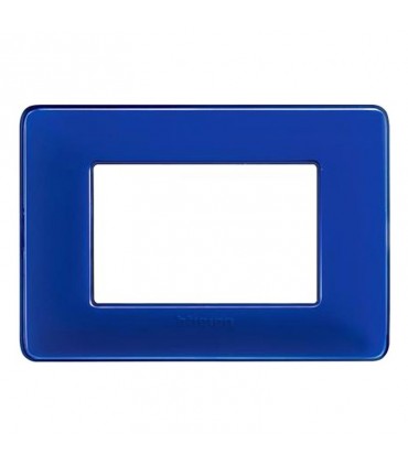 Bticino Matix Abdeckrahmen 3 Module Farbe Kobaltblau AM4803CBU