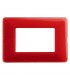 Bticino Matix Abdeckrahmen 3 Module Farbe Korallenrot AM4803CRD