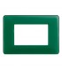 Bticino Matix Abdeckrahmen 3 Module Farbe Smaragd AM4803CVS