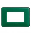 Bticino Matix Abdeckrahmen 3 Module Farbe Smaragd AM4803CVS