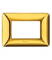 Bticino Matix Abdeckrahmen 3 Module Farbe Gold glänzend AM4803GOR
