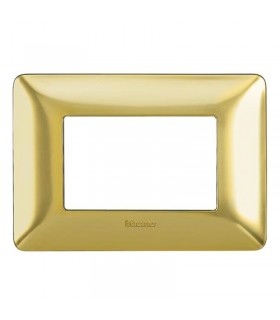 Bticino Matix Abdeckrahmen 3 Module Farbe Mattgold AM4803GOS