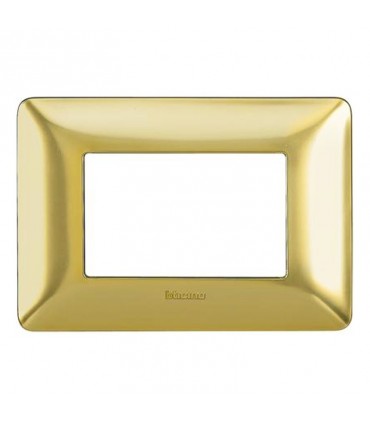 Bticino Matix Abdeckrahmen 3 Module Farbe Mattgold AM4803GOS