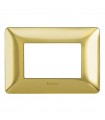 Bticino Matix Abdeckrahmen 3 Module Farbe Mattgold AM4803GOS