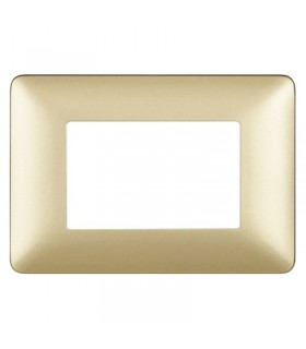 Bticino Matix Abdeckrahmen 3 Module Farbe Gold AM4803MGL