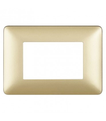 Bticino Matix Abdeckrahmen 3 Module Farbe Gold AM4803MGL