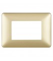 Bticino Matix Abdeckrahmen 3 Module Farbe Gold AM4803MGL