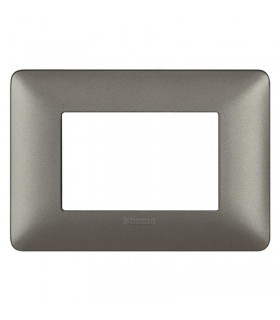 Bticino Matix Abdeckrahmen 3 Module Farbe Iron AM4803MIR