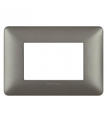 Bticino Matix Abdeckrahmen 3 Module Farbe Iron AM4803MIR