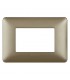Bticino Matix Abdeckrahmen 3 Module Farbe Titanium AM4803MTA