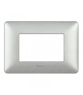 Bticino Matix Abdeckrahmen 3 Module Farbe Weiß Kalk AM4803TBC