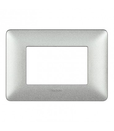 Bticino Matix Abdeckrahmen 3 Module Farbe Weiß Kalk AM4803TBC