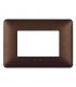 Bticino Matix Abdeckrahmen 3 Module Farbe Kaffeebraun AM4803TGG