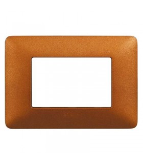 Bticino Matix Abdeckrahmen 3 Module Farbe rote Erde AM4803TRT