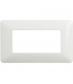 Bticino Matix Abdeckrahmen 4 Module Farbe Weiß AM4804BBN
