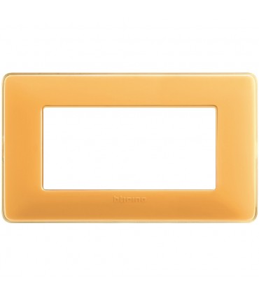 Bticino Matix Abdeckrahmen 4 Module Farbe Bernstein AM4804CAB