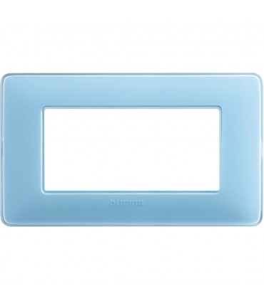 Bticino Matix Abdeckrahmen 4 Module Farbe Türkis AM4804CAR