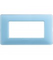 Bticino Matix Abdeckrahmen 4 Module Farbe Türkis AM4804CAR
