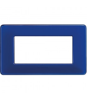 Bticino Matix Abdeckrahmen 4 Module Farbe Kobaltblau AM4804CBU