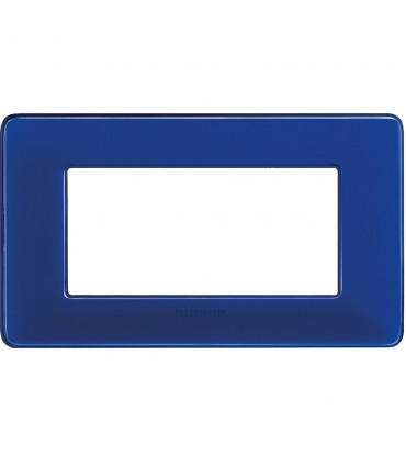 Bticino Matix Abdeckrahmen 4 Module Farbe Kobaltblau AM4804CBU