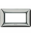 Bticino Matix Abdeckrahmen 4 Module Farbe Chrom glänzend AM4804GCR