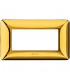 Bticino Matix Abdeckrahmen 4 Module Farbe Gold glänzend AM4804GOR